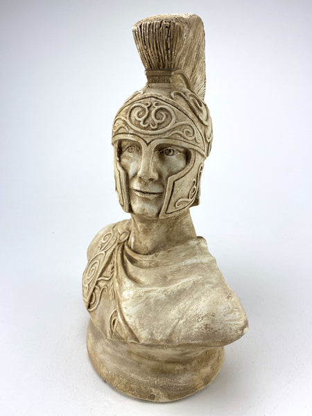 Roman Centurion Spartan Bust Sculpture