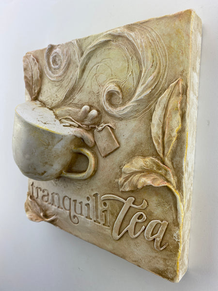 TranquiliTea Kitchen Relief Wall Sculpture - Exclusive to The Sculpture Store