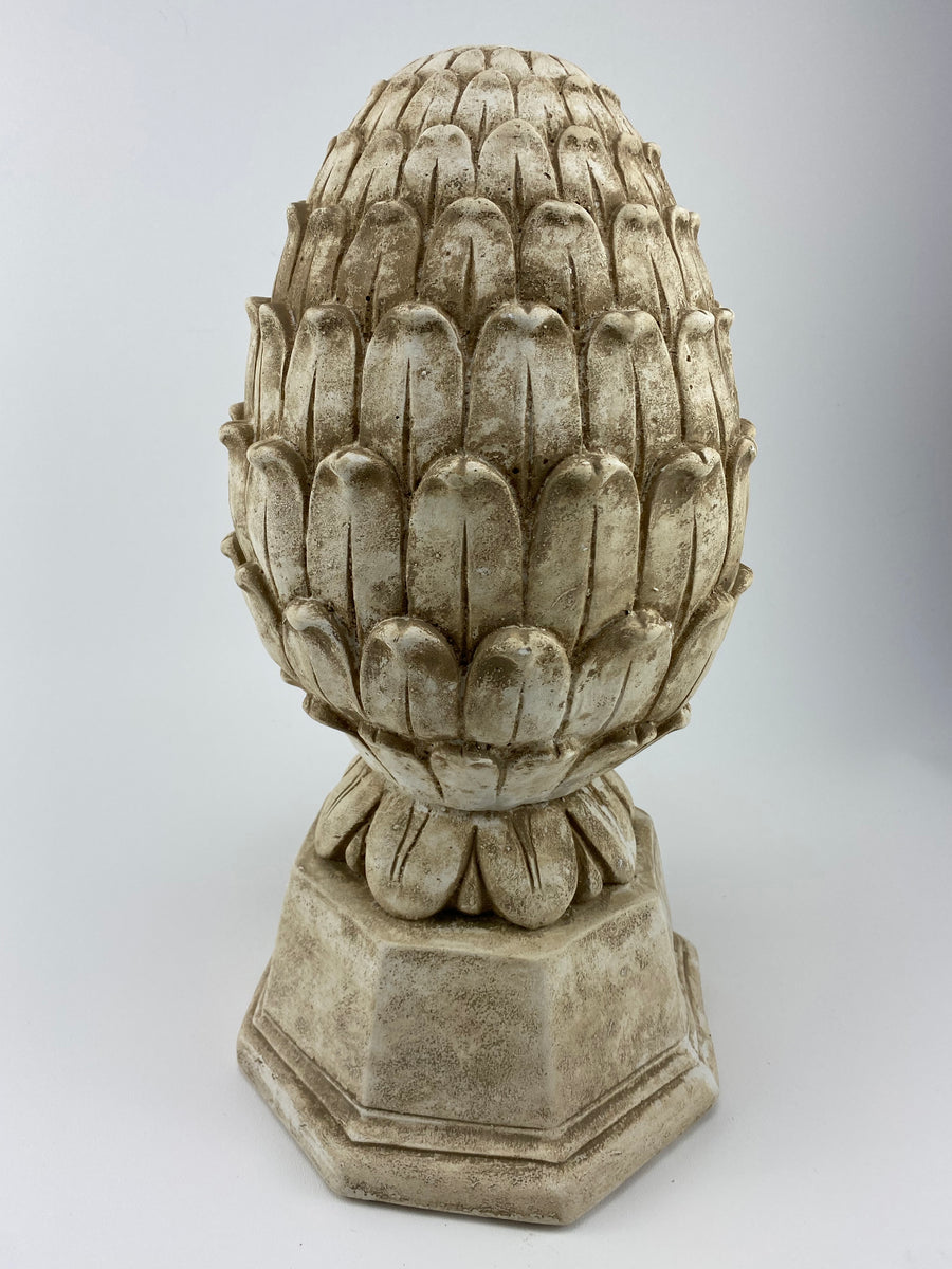 Set of 4 Large Hand Carved Wooden Artichoke Post Finials #GA1098 –  Governor's Architectural Antiques