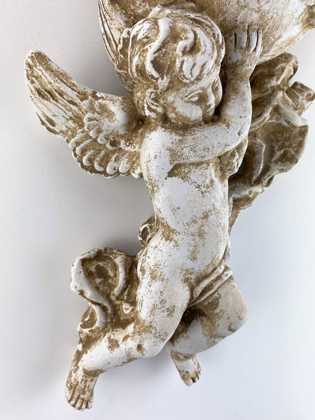 Cupid Holding Planter