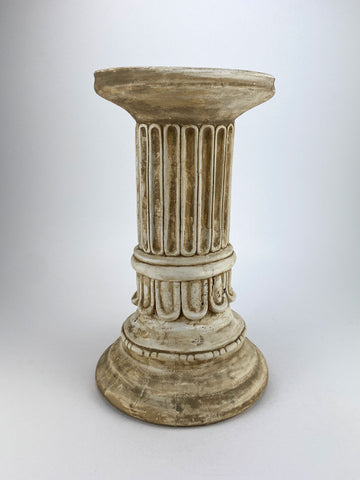 16" Greek Tuscan Fluted Column Pedestal
