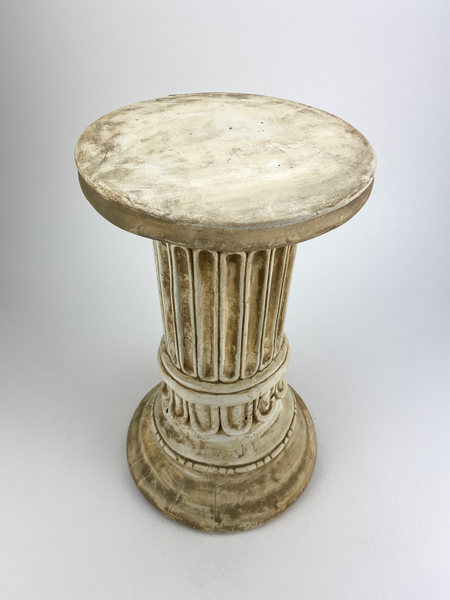 16" Greek Tuscan Fluted Column Pedestal