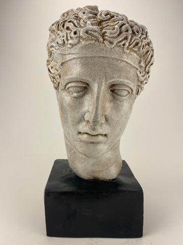 Replica of Roman Head of Athlete Sculpture in the The Metropolitan Museum