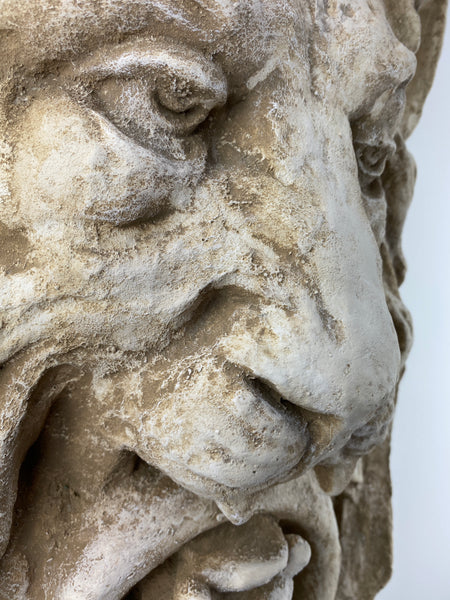 Lion Door Knocker Relief Sculpture