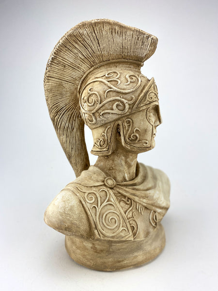 Roman Centurion Spartan Bust Sculpture