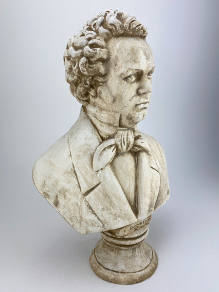 Composer Franz Schubert Bust Sculpture